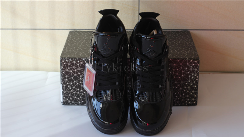 Authentic Air Jordan 4 Rero 11lab4 Black